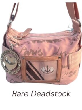 Juicy Couture 2010 Pink Satin Rare Photoshoot Bag with Tags-Never Carried
